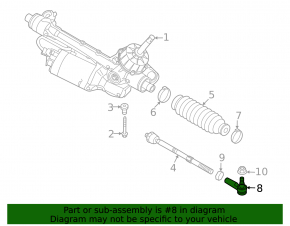 Рулевой наконечник левый Volkswagen ID.4 21-26