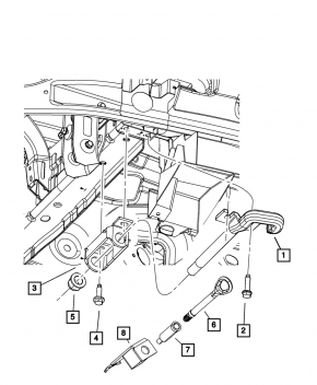 Буксировочный крюк Jeep Cherokee KL 14-18