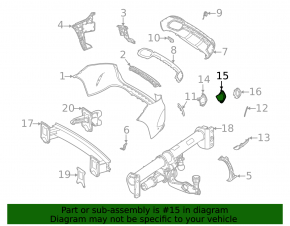 Накладка заднего бампера нижняя левая Mercedes W167 GLE 350 450 20-26