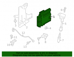 Блок ECU компьютер двигателя Ford Fusion mk5 13-20 1.5Т
