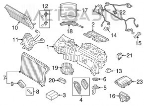 Радиатор отопителя печки BMW 4 F32/33/36 14-20