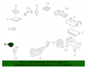 Динамик в торпеде центральный Audi Q7 16-23 Bang and Olufsen