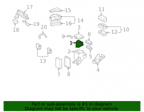 Блок предохранителей подкапотный Lexus RX400h 06-08