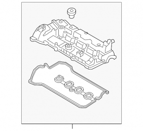 Крышка клапанная Mazda CX-9 16-23 2.5T