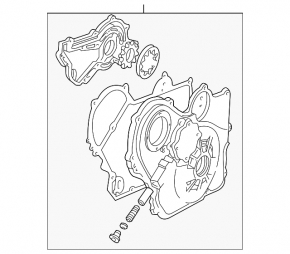 Передняя крышка двигателя GMC Terrain 10-17 2.4 LAF l4