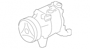 Компрессор кондиционера Subaru BRZ 13-20 2.0