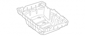 Обшивка корыта багажника Mercedes W213 E 300/350 17-23 тип 1