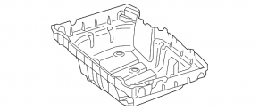 Обшивка корыта багажника Mercedes W213 E 300/350 17-23 тип 1