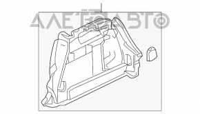 Обшивка арки правая Mazda3 03-08 HB