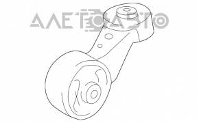 Подушка двигуна верхня права Toyota Sienna 04-10