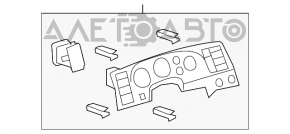 Накладка щитка приборов Toyota Sequoia 08-16