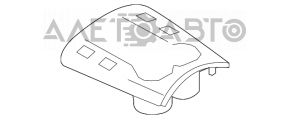 Накладка шифтера КПП Nissan Leaf 13-17 черн