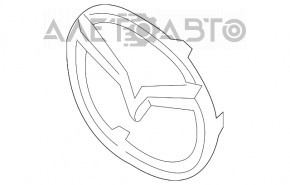 Эмблема решетки радиатора перед Mazda CX-5 13-15