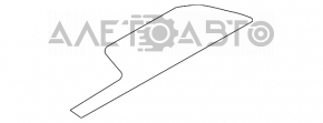 Накладка підлоги багажника збоку прав Subaru Outback 10-14 черн