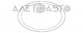 Емблема логотип TOYOTA двері багажника Toyota Rav4 13-18 hybrid