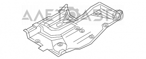 Защита днища задняя правая Mazda CX-9 16- надрывы, примята, затерта