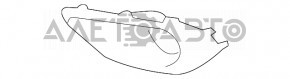 Обрамлення ВТФ прав Subaru Forester 14-16 SJ дорест