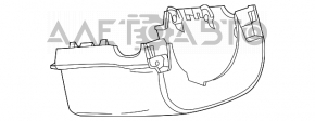 Обрамлення рульової колонки Chevrolet Camaro 16- низ