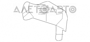 Кронштейн крыла левый Toyota Sienna 11-20
