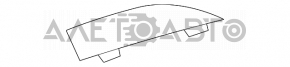 Підлога багажника прав Subaru Forester 14-18 SJ чорний