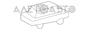Ручка открывания лючка бензобака салонная Toyota Sienna 11-20 коричневая