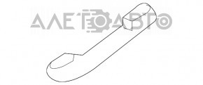 Ручка потолка задняя левая Hyundai Sonata 15-17 беж