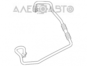 Трубка маслянного охолоджувача АКПП вихід Ford Escape MK3 13- 1.6T 2.5 2.0T довга