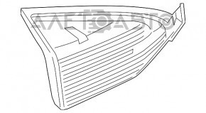 Ліхтар внутрішній кришка багажника правий Ford Fiesta 14-19 рест 4d