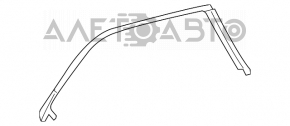 Уплотнитель дверного проема верхний правый Dodge Challenger 09-