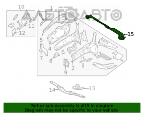 Распорка передних стоек Ford Escape MK3 13-