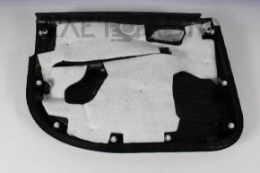 Обшивка двери карточка передняя правая Dodge Journey 11- черн с черн вставкой кожа, подлокотник кожа, черн строчка