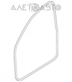 Уплотнитель дверного проема передний правый Audi A4 B8 08-16