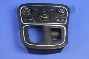 Накладка центральной консоли Chrysler 200 15-17 черн, полез хром