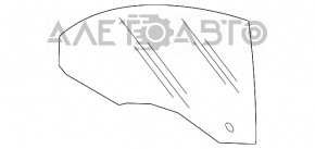 Стекло двери передней правой VW CC 08-17