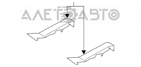 Кронштейн планки решетки радиатора верхний правый Infiniti QX50 19-