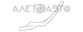 Уплотнитель решетки дворников правый Subaru Forester 14-18 SJ