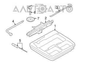 Набор инструмента комплект Subaru Legacy 15-19