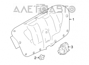 Обшивка крышки багажника Subaru Legacy 15-19