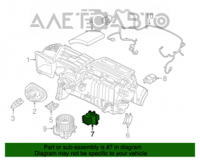 Резистор печки Ford Mustang mk6 15-