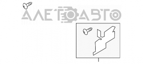 Дефлектор радиатора верхний левый Ford Escape MK3 13-16
