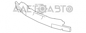 Абсорбер переднього бампера Kia Optima 16-18 дорест USA новий неоригінал FPS