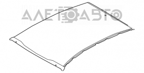 Крыша металл Kia Optima 16- без люка, отпилена, мелкие вмятины