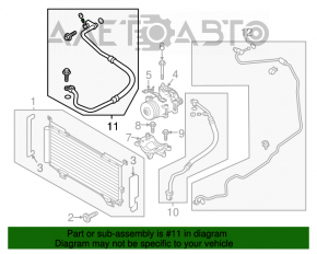 Трубка кондиционера компрессор-печка Subaru Legacy 15-16