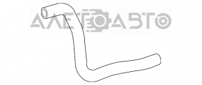 Патрубок охлаждения верхний Toyota Sienna 11-16 3.5