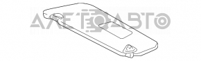 Козырек левый Toyota Sienna 11-14 серый, без крючка, побелел пластик