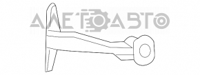 Обмежувач двері передньої лів Dodge Dart 13-16 тріщина