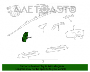 Подушка безпеки airbag сидіння прав Dodge Dart 13-16