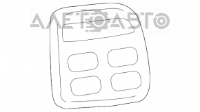 Кнопки управління на кермі Dodge Dart 13-16