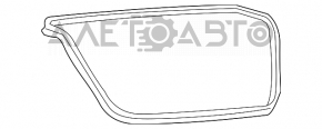 Уплотнитель крышки багажника Dodge Dart 13-16