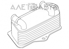 Олійний охолоджувач АКПП VW Passat b7 12-15 USA 2.0 TDI 3.6